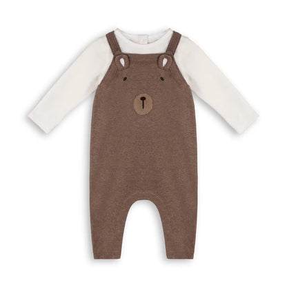 Buddy Bear Overalls & Bodysuit Set